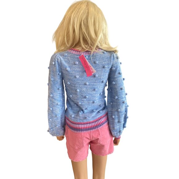 NWT Lilly Pulitzer $168 Verna Sweater W’s XXS Blue Pink - Picture 7 of 17